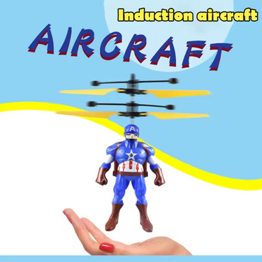 Hand Sensor Flying Captain America Aircraft